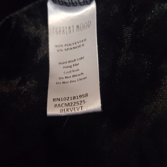 Dolls Kill Black Velvet Mini Dress - Picture 2 of 2